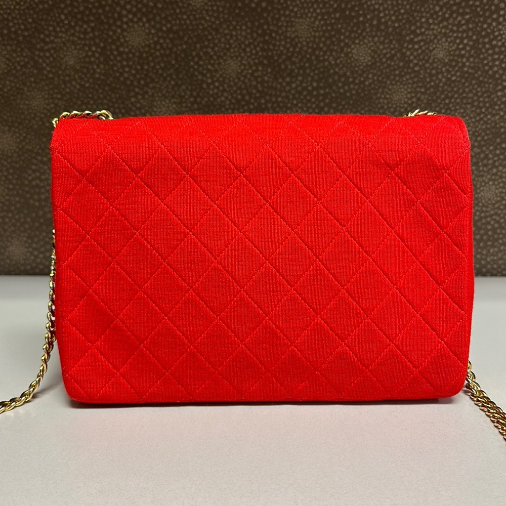 🔥🔥🔥Authentic Chanel Red Classic Flap Bag - Picture 7 of 15